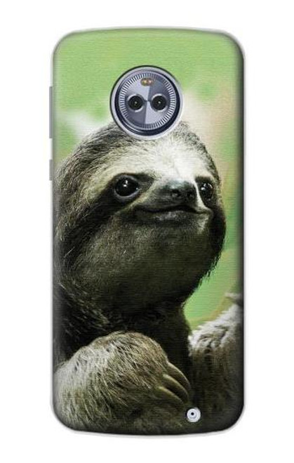 S2708 Smiling Sloth Case For Motorola Moto X4