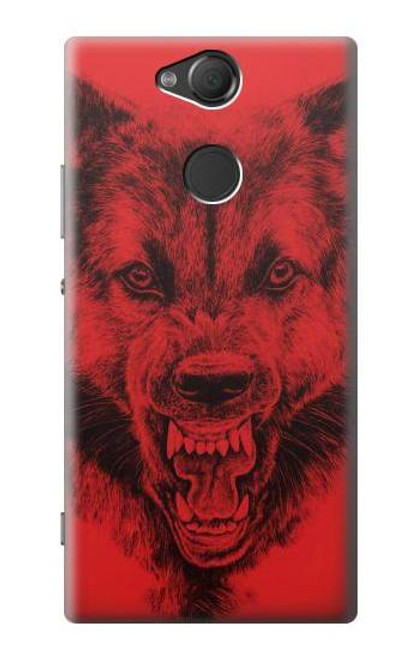 S1090 Red Wolf Case For Sony Xperia XA2