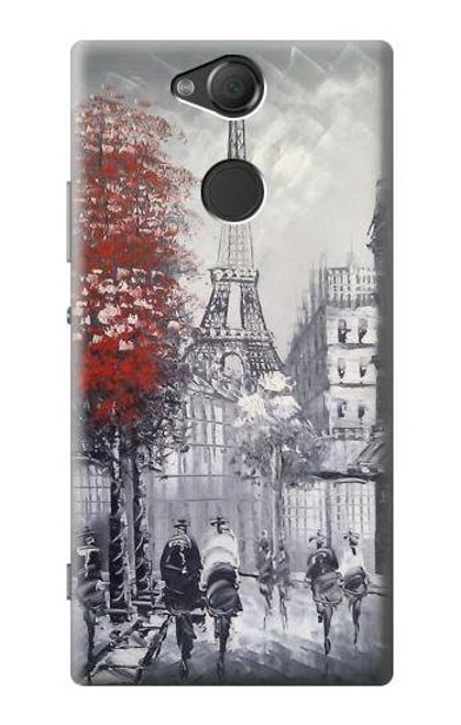 S1295 Eiffel Painting of Paris Case For Sony Xperia XA2