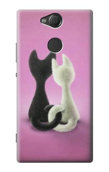 S1832 Love Cat Case For Sony Xperia XA2