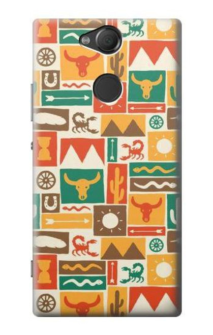 S1873 Western Pattern Case For Sony Xperia XA2