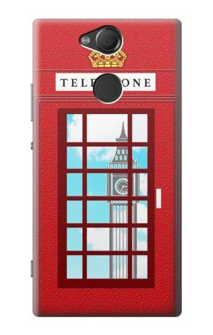 S2059 England British Telephone Box Minimalist Case For Sony Xperia XA2