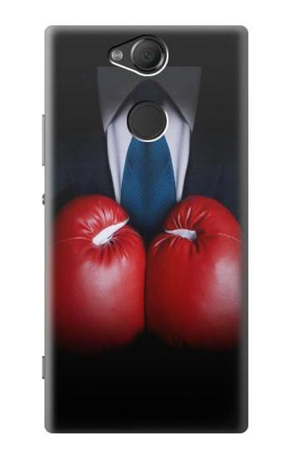 S2261 Businessman Black Suit With Boxing Gloves Case For Sony Xperia XA2