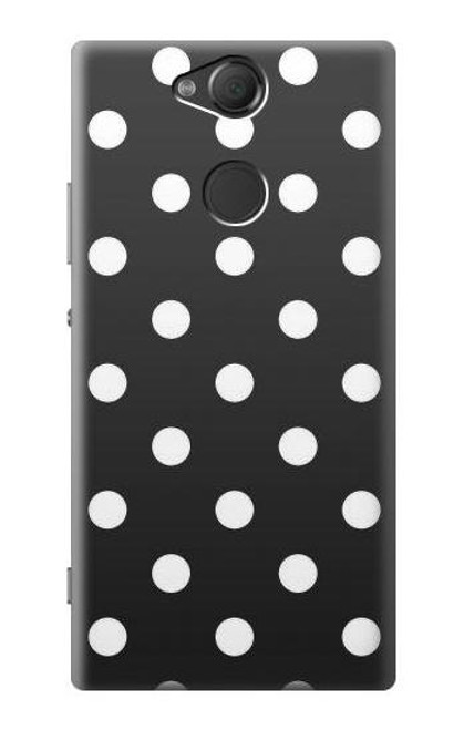 S2299 Black Polka Dots Case For Sony Xperia XA2