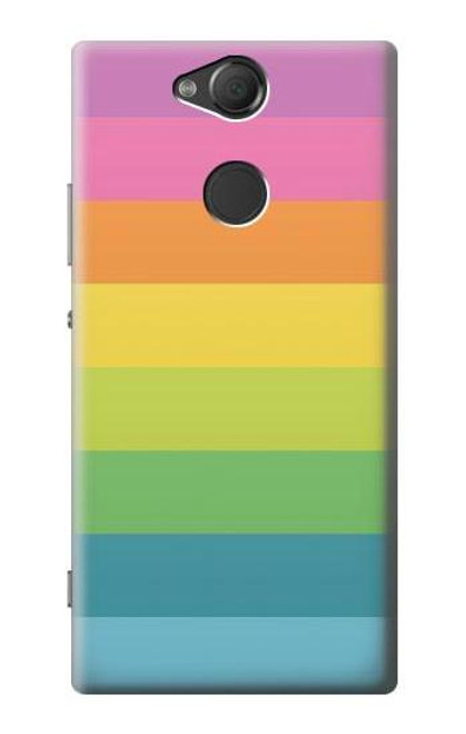 S2363 Rainbow Pattern Case For Sony Xperia XA2