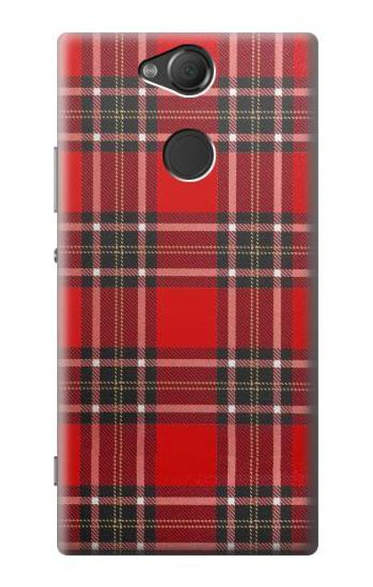 S2374 Tartan Red Pattern Case For Sony Xperia XA2