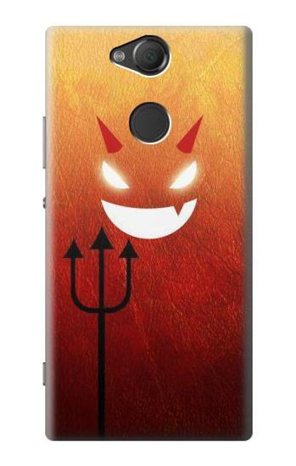 S2454 Red Cute Little Devil Cartoon Case For Sony Xperia XA2