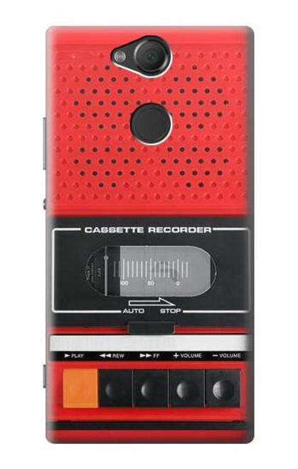 S3204 Red Cassette Recorder Graphic Case For Sony Xperia XA2