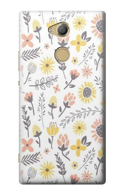 S2354 Pastel Flowers Pattern Case For Sony Xperia XA2 Ultra