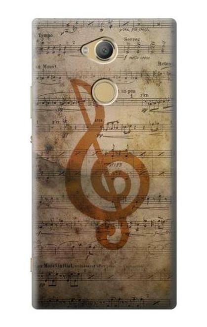 S2368 Sheet Music Notes Case For Sony Xperia XA2 Ultra