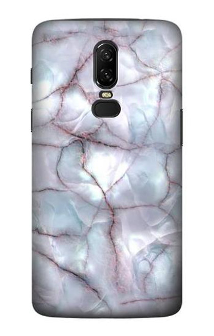 S2316 Dark Blue Marble Texture Graphic Print Case For OnePlus 6