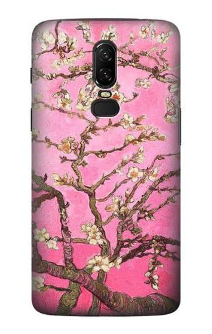 S2449 Pink Blossoming Almond Tree Van Gogh Case For OnePlus 6