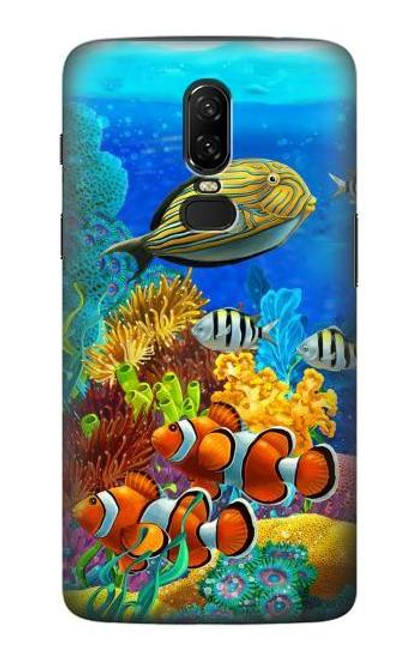 S2568 Sea Seabed Fish Corals Underwater Ocean Case For OnePlus 6