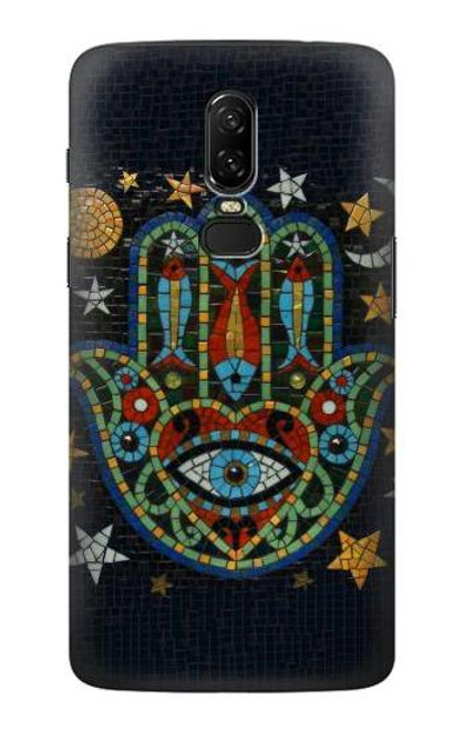 S3175 Hamsa Hand Mosaics Case For OnePlus 6