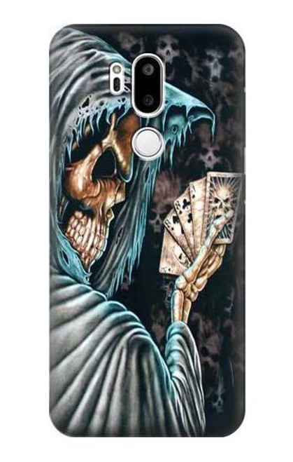 S0748 Grim Reaper Death Poker Case For LG G7 ThinQ