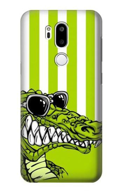 S2323 Funny Green Alligator Crocodile Case For LG G7 ThinQ
