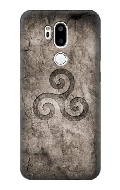 S2892 Triskele Symbol Stone Texture Case For LG G7 ThinQ