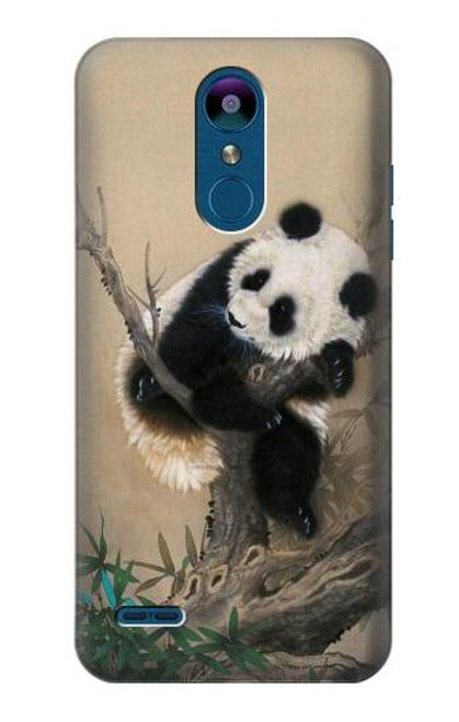 S2210 Panda Fluffy Art Painting Case For LG K8 (2018)