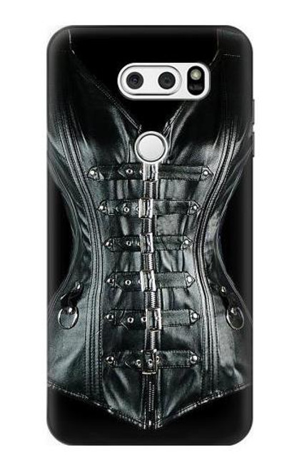 S1639 Gothic Corset Black Case For LG V30, LG V30 Plus, LG V30S ThinQ, LG V35, LG V35 ThinQ