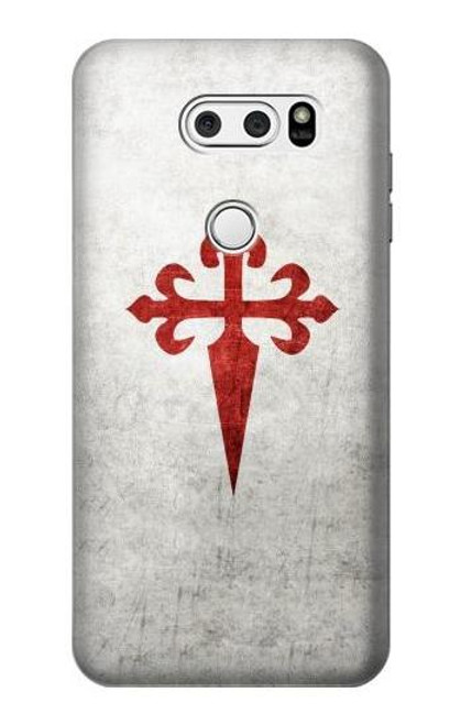 S3200 Order of Santiago Cross of Saint James Case For LG V30, LG V30 Plus, LG V30S ThinQ, LG V35, LG V35 ThinQ