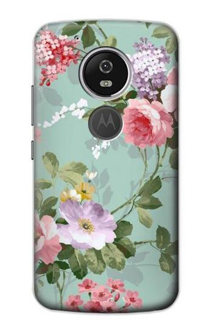 S2178 Flower Floral Art Painting Case For Motorola Moto G6 Play, Moto G6 Forge, Moto E5