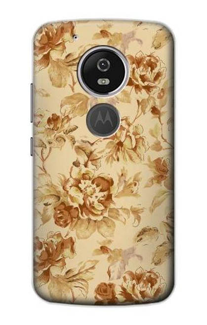 S2180 Flower Floral Vintage Pattern Case For Motorola Moto G6 Play, Moto G6 Forge, Moto E5