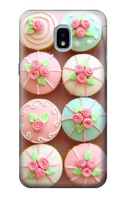 S1718 Yummy Cupcakes Case For Samsung Galaxy J3 (2018), J3 Star, J3 V 3rd Gen, J3 Orbit, J3 Achieve, Express Prime 3, Amp Prime 3