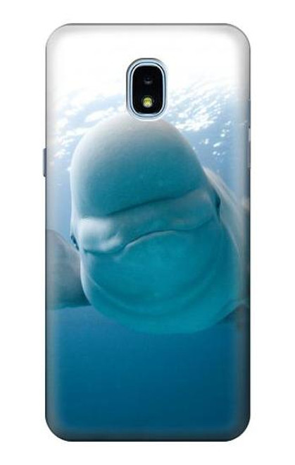 S1801 Beluga Whale Smile Whale Case For Samsung Galaxy J3 (2018), J3 Star, J3 V 3rd Gen, J3 Orbit, J3 Achieve, Express Prime 3, Amp Prime 3