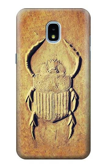 S2401 Egyptian Scarab Beetle Graphic Printed Case For Samsung Galaxy J3 (2018), J3 Star, J3 V 3rd Gen, J3 Orbit, J3 Achieve, Express Prime 3, Amp Prime 3