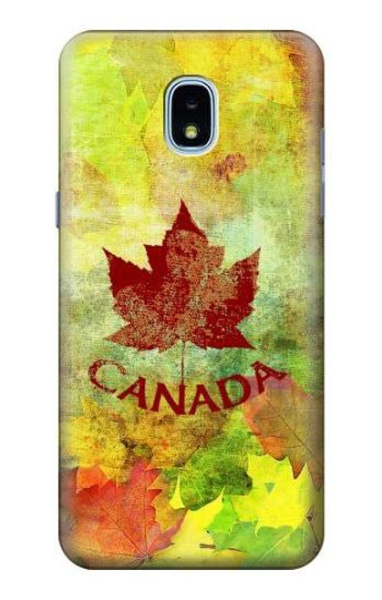 S2523 Canada Autumn Maple Leaf Case For Samsung Galaxy J3 (2018), J3 Star, J3 V 3rd Gen, J3 Orbit, J3 Achieve, Express Prime 3, Amp Prime 3