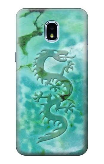 S2653 Dragon Green Turquoise Stone Graphic Case For Samsung Galaxy J3 (2018), J3 Star, J3 V 3rd Gen, J3 Orbit, J3 Achieve, Express Prime 3, Amp Prime 3