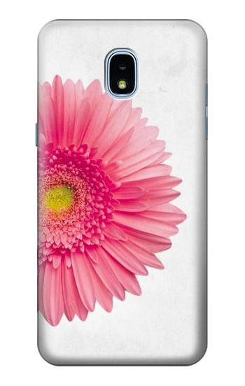 S3044 Vintage Pink Gerbera Daisy Case For Samsung Galaxy J3 (2018), J3 Star, J3 V 3rd Gen, J3 Orbit, J3 Achieve, Express Prime 3, Amp Prime 3