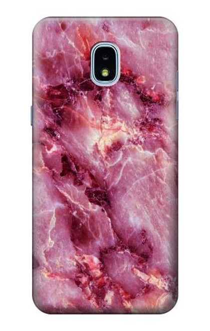 S3052 Pink Marble Graphic Printed Case For Samsung Galaxy J3 (2018), J3 Star, J3 V 3rd Gen, J3 Orbit, J3 Achieve, Express Prime 3, Amp Prime 3