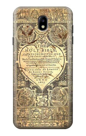 S0330 Bible Page Case For Samsung Galaxy J7 (2018), J7 Aero, J7 Top, J7 Aura, J7 Crown, J7 Refine, J7 Eon, J7 V 2nd Gen, J7 Star