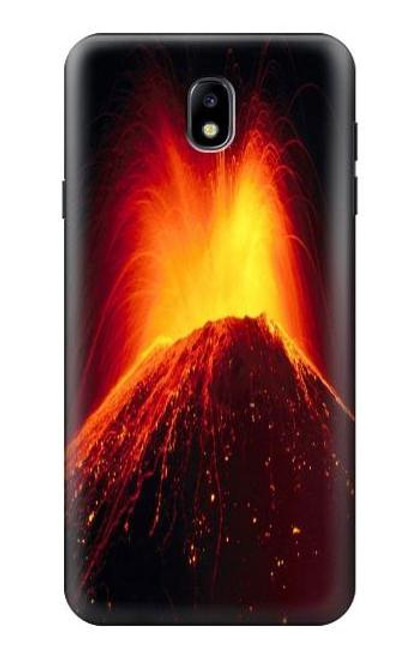 S0745 Volcano Lava Case For Samsung Galaxy J7 (2018), J7 Aero, J7 Top, J7 Aura, J7 Crown, J7 Refine, J7 Eon, J7 V 2nd Gen, J7 Star