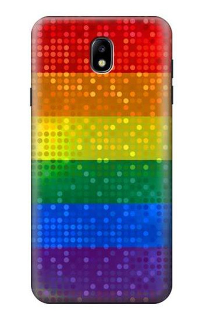 S2683 Rainbow LGBT Pride Flag Case For Samsung Galaxy J7 (2018), J7 Aero, J7 Top, J7 Aura, J7 Crown, J7 Refine, J7 Eon, J7 V 2nd Gen, J7 Star