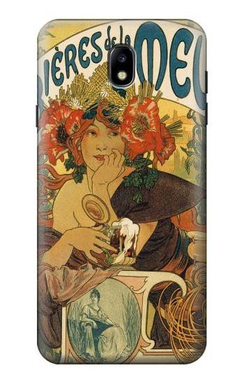 S2740 Alphonse Mucha Bieres De La Muse Case For Samsung Galaxy J7 (2018), J7 Aero, J7 Top, J7 Aura, J7 Crown, J7 Refine, J7 Eon, J7 V 2nd Gen, J7 Star