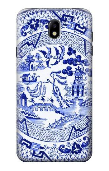 S2768 Willow Pattern Graphic Case For Samsung Galaxy J7 (2018), J7 Aero, J7 Top, J7 Aura, J7 Crown, J7 Refine, J7 Eon, J7 V 2nd Gen, J7 Star