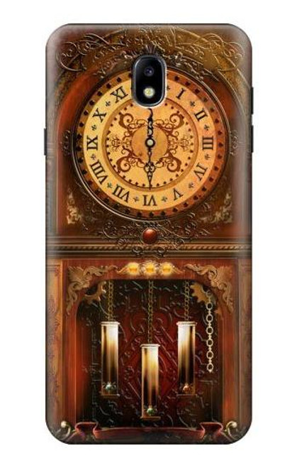 S3174 Grandfather Clock Case For Samsung Galaxy J7 (2018), J7 Aero, J7 Top, J7 Aura, J7 Crown, J7 Refine, J7 Eon, J7 V 2nd Gen, J7 Star