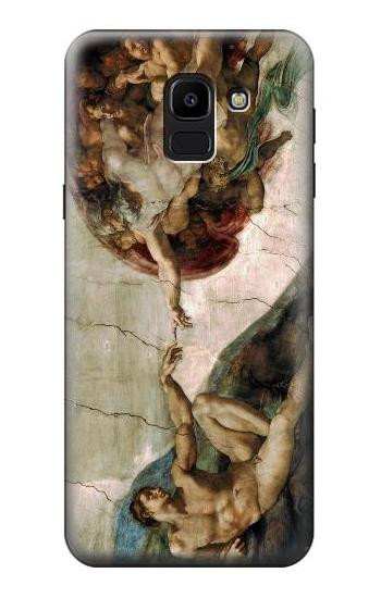 S0179 Michelangelo Creation of Adam Case For Samsung Galaxy J6 (2018)