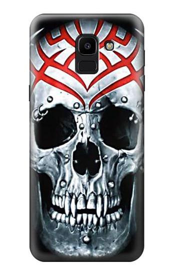 S0223 Vampire Skull Tattoo Case For Samsung Galaxy J6 (2018)