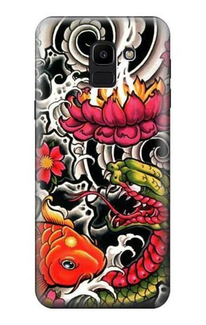 S0605 Yakuza Tattoo Case For Samsung Galaxy J6 (2018)