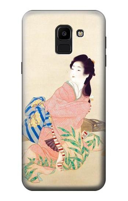 S0889 Japan Art Kimono Case For Samsung Galaxy J6 (2018)