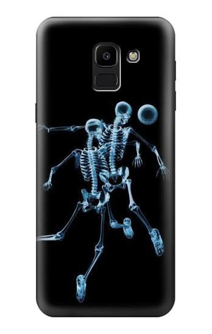 S1111 Soccer X-ray Case For Samsung Galaxy J6 (2018)