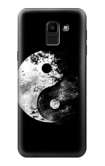 S1372 Moon Yin-Yang Case For Samsung Galaxy J6 (2018)
