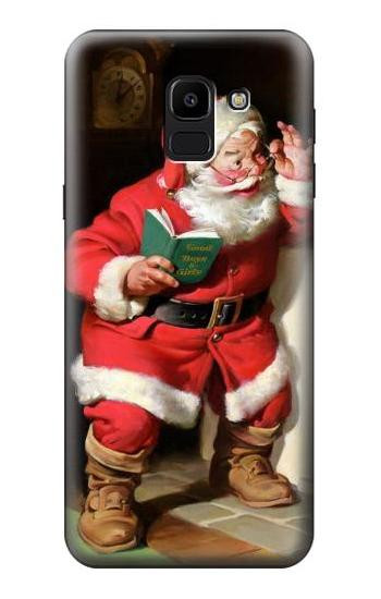 S1417 Santa Claus Merry Xmas Case For Samsung Galaxy J6 (2018)