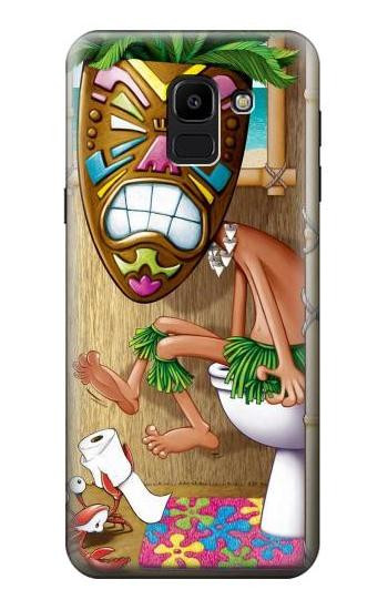 S1702 Tiki Man Toilet Case For Samsung Galaxy J6 (2018)