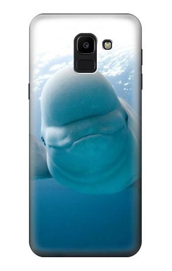 S1801 Beluga Whale Smile Whale Case For Samsung Galaxy J6 (2018)