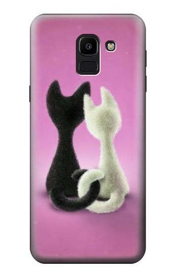 S1832 Love Cat Case For Samsung Galaxy J6 (2018)