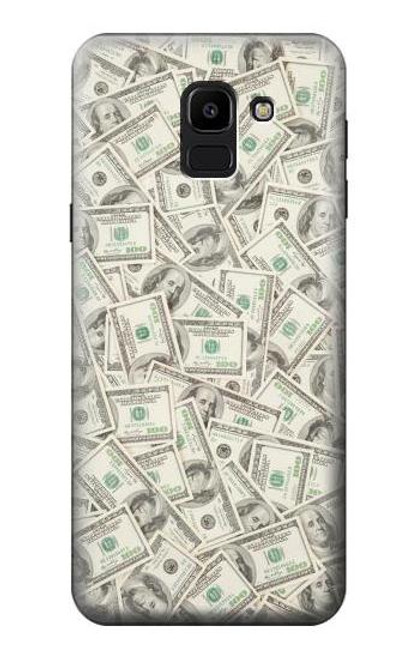 S2077 Money Dollar Banknotes Case For Samsung Galaxy J6 (2018)